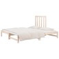 vidaXL Sofá cama extraíble madera maciza de pino 2x(90x190) cm vidaXL Sofá cama extraíble madera maciza de pino 2x(90x190) cm
