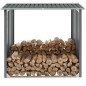 vidaXL Casetilla para leña acero galvanizado gris 172x91x154 cm vidaXL Casetilla para leña acero galvanizado gris 172x91x154 cm