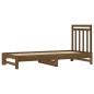 vidaXL Sofá cama extraíble madera maciza de pino marrón 2x(90x200) cm vidaXL Sofá cama extraíble madera maciza de pino marrón 2x(90x200) cm