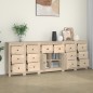 vidaXL Aparador de madera maciza de pino 230x35x80 cm vidaXL Aparador de madera maciza de pino 230x35x80 cm