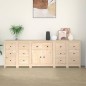 vidaXL Aparador de madera maciza de pino 230x35x80 cm vidaXL Aparador de madera maciza de pino 230x35x80 cm