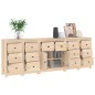 vidaXL Aparador de madera maciza de pino 230x35x80 cm vidaXL Aparador de madera maciza de pino 230x35x80 cm