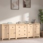 vidaXL Aparador de madera maciza de pino 230x35x80 cm vidaXL Aparador de madera maciza de pino 230x35x80 cm