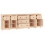 vidaXL Aparador de madera maciza de pino 230x35x80 cm vidaXL Aparador de madera maciza de pino 230x35x80 cm
