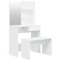 vidaXL Juego de tocador blanco 74,5x40x141 cm vidaXL Juego de tocador blanco 74,5x40x141 cm