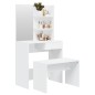 vidaXL Juego de tocador blanco 74,5x40x141 cm vidaXL Juego de tocador blanco 74,5x40x141 cm