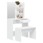vidaXL Juego de tocador blanco 74,5x40x141 cm vidaXL Juego de tocador blanco 74,5x40x141 cm