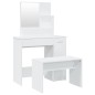 vidaXL Juego de tocador blanco 86,5x35x136 cm vidaXL Juego de tocador blanco 86,5x35x136 cm