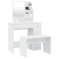 vidaXL Juego de tocador blanco 86,5x35x136 cm vidaXL Juego de tocador blanco 86,5x35x136 cm