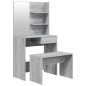 vidaXL Juego de tocador color gris Sonoma 74,5x40x141 cm vidaXL Juego de tocador color gris Sonoma 74,5x40x141 cm