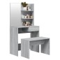 vidaXL Juego de tocador color gris Sonoma 74,5x40x141 cm vidaXL Juego de tocador color gris Sonoma 74,5x40x141 cm