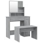 vidaXL Juego de tocador color gris Sonoma 86,5x35x136 cm vidaXL Juego de tocador color gris Sonoma 86,5x35x136 cm