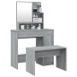 vidaXL Juego de tocador color gris Sonoma 86,5x35x136 cm vidaXL Juego de tocador color gris Sonoma 86,5x35x136 cm