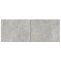 vidaXL Muebles TV 4 uds madera contrachapada gris hormigón 80x30x30 cm