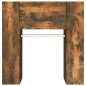vidaXL Mueble de recibidor 2 uds madera contrachapada roble ahumado vidaXL Mueble de recibidor 2 uds madera contrachapada roble ahumado