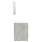 vidaXL Mueble de baño con lavabo madera contrachapada gris hormigón vidaXL Mueble de baño con lavabo madera contrachapada gris hormigón