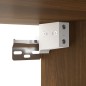 vidaXL Mueble de baño con lavabo madera contrachapada marrón roble vidaXL Mueble de baño con lavabo madera contrachapada marrón roble