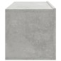 vidaXL Muebles de TV 4 piezas gris hormigón 100x30x30 cm