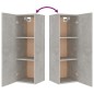 vidaXL Set de muebles de TV 4 pzas madera contrachapada gris hormigón vidaXL Set de muebles de TV 4 pzas madera contrachapada gris hormigón