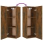 vidaXL Set de muebles de TV 4 pzas madera contrachapada roble ahumado vidaXL Set de muebles de TV 4 pzas madera contrachapada roble ahumado