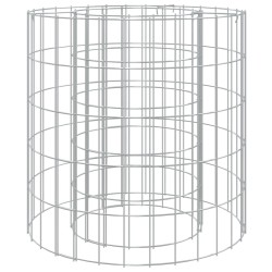 vidaXL Brasero de gaviones hierro galvanizado Ø50 cm