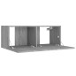vidaXL Set de muebles para TV 8 pzas madera contrachapada gris Sonoma