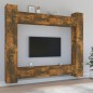 vidaXL Set de muebles de TV 8 pzas madera contrachapada roble ahumado vidaXL Set de muebles de TV 8 pzas madera contrachapada roble ahumado