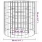 vidaXL Brasero de gaviones hierro galvanizado Ø50 cm vidaXL Brasero de gaviones hierro galvanizado Ø50 cm