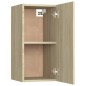 vidaXL Set de muebles para TV 8 pzas madera contrachapada roble Sonoma vidaXL Set de muebles para TV 8 pzas madera contrachapada roble Sonoma