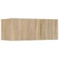 vidaXL Set de muebles para TV 7 pzas madera contrachapada roble Sonoma
