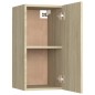 vidaXL Set de muebles para TV 7 pzas madera contrachapada roble Sonoma