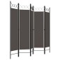 vidaXL Biombo divisor de 5 paneles gris antracita 200x180 cm vidaXL Biombo divisor de 5 paneles gris antracita 200x180 cm