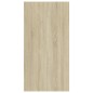 vidaXL Set de muebles para TV 4 pzas madera contrachapada roble Sonoma vidaXL Set de muebles para TV 4 pzas madera contrachapada roble Sonoma