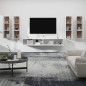 vidaXL Set de muebles para TV 6 piezas madera contrachapada blanco