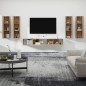 vidaXL Set de muebles para TV 6 pzas madera contrachapada roble sonoma vidaXL Set de muebles para TV 6 pzas madera contrachapada roble sonoma