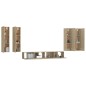 vidaXL Set de muebles para TV 6 pzas madera contrachapada roble sonoma vidaXL Set de muebles para TV 6 pzas madera contrachapada roble sonoma