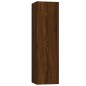 vidaXL Set de muebles para TV 3 pzas madera contrachapada roble marrón