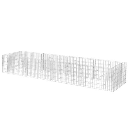vidaXL Arriate de gaviones de acero 360x90x50 cm
