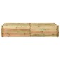 vidaXL Jardinera para verduras madera pino impregnada 197x100x40cm vidaXL Jardinera para verduras madera pino impregnada 197x100x40cm