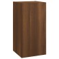 vidaXL Set de muebles para TV 6 pzas madera contrachapada roble marrón