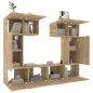 vidaXL Set de muebles para TV 6 pzas madera contrachapada roble sonoma