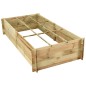 vidaXL Jardinera para verduras madera pino impregnada 197x100x40cm vidaXL Jardinera para verduras madera pino impregnada 197x100x40cm