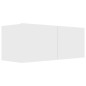 vidaXL Set de muebles para TV 6 piezas madera contrachapada blanco