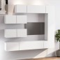vidaXL Set de muebles para TV 7 piezas madera contrachapada blanco vidaXL Set de muebles para TV 7 piezas madera contrachapada blanco