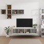 vidaXL Set de muebles de TV 7 pzas madera contrachapada gris hormigón vidaXL Set de muebles de TV 7 pzas madera contrachapada gris hormigón