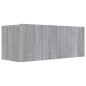 vidaXL Set de muebles para TV 7 pzas madera contrachapada gris Sonoma