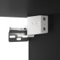vidaXL Mueble de pared para TV madera contrachapada negro vidaXL Mueble de pared para TV madera contrachapada negro