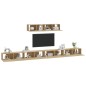 vidaXL Set de muebles para TV 6 pzas madera contrachapada roble sonoma vidaXL Set de muebles para TV 6 pzas madera contrachapada roble sonoma