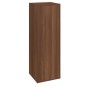vidaXL Set de muebles para TV 4 pzas madera contrachapada marrón roble