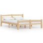 vidaXL Estructura de cama de madera de pino maciza 140x200 cm vidaXL Estructura de cama de madera de pino maciza 140x200 cm